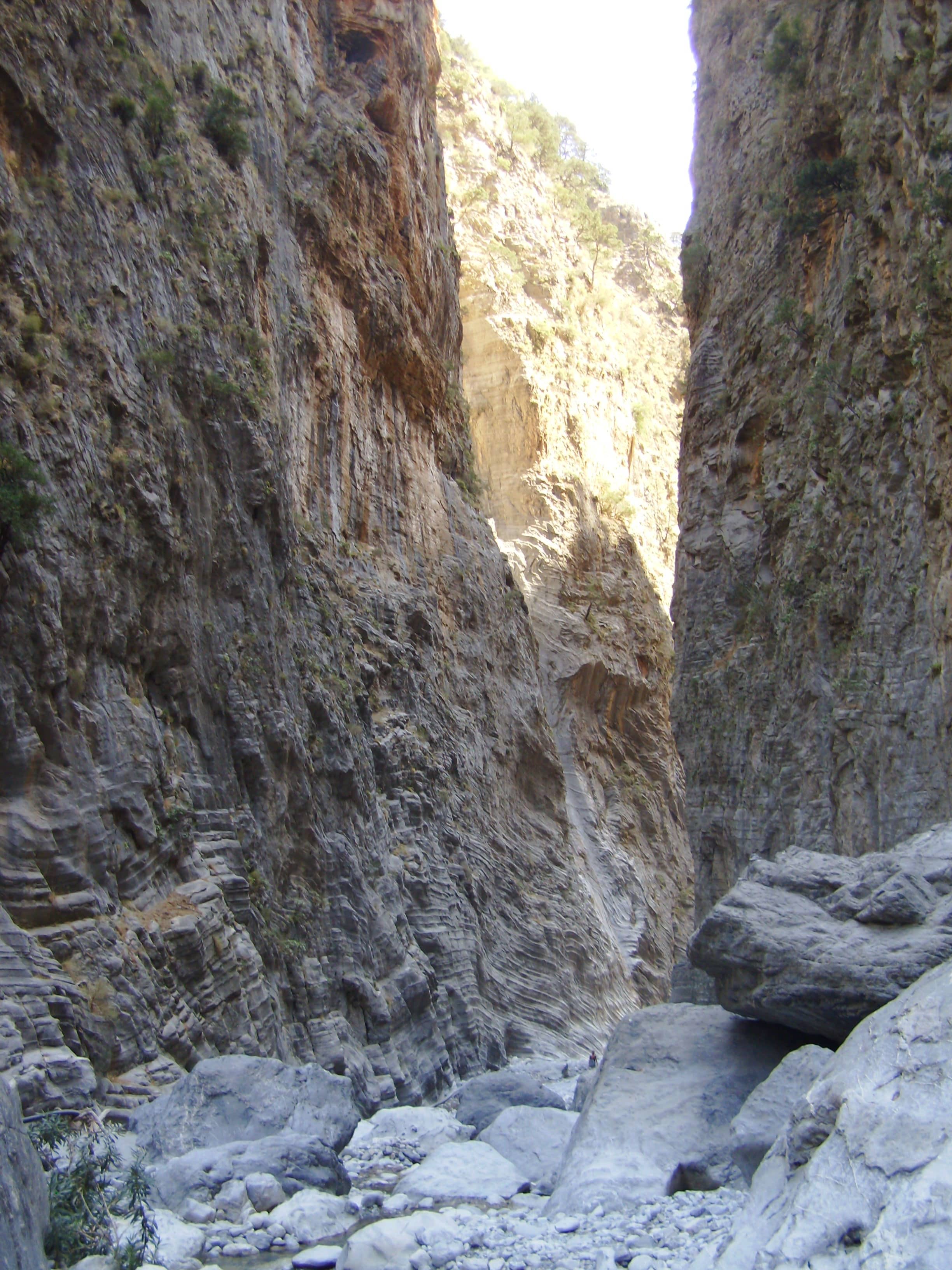 Randonnée d'une journée dans les gorges de Samaria